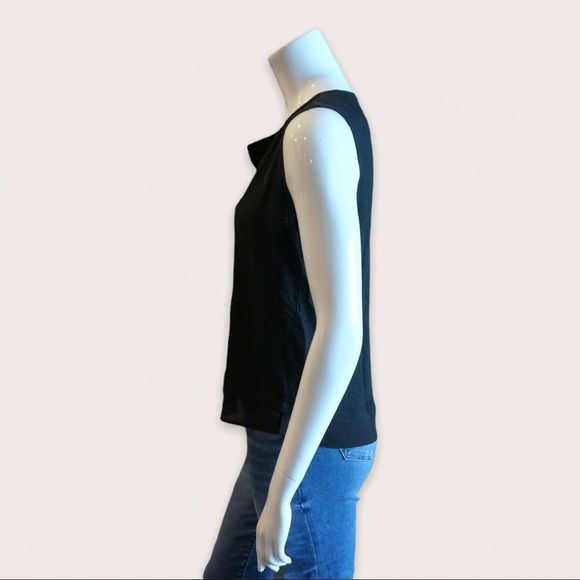 ANTHROPOLOGIE SANCTUARY | Women’s City Linen Knit Tank Top Black XS​​​​​​​​ - Picture 4 of 6